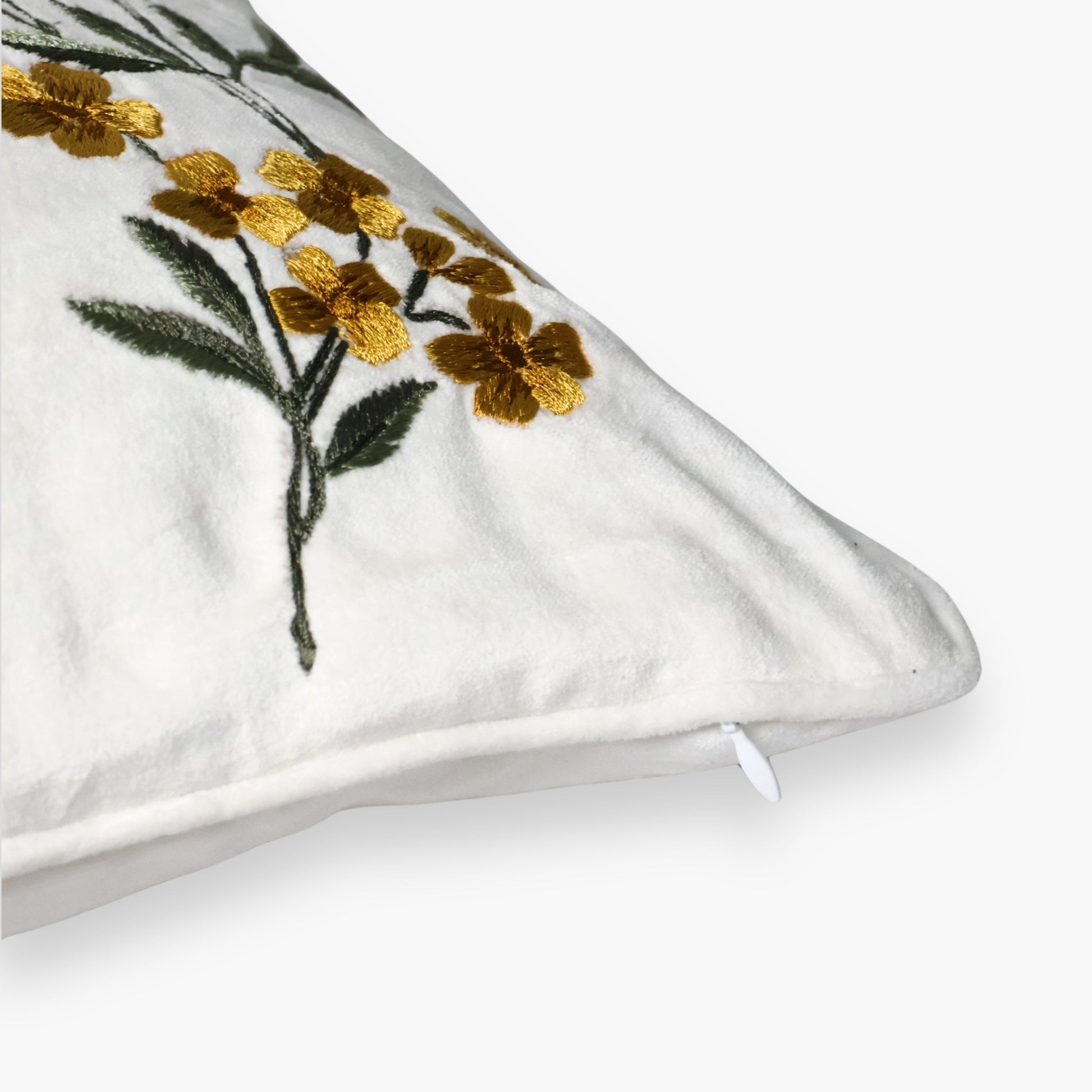 Ziva Cotton Velvet Throw Pillow Cover-3