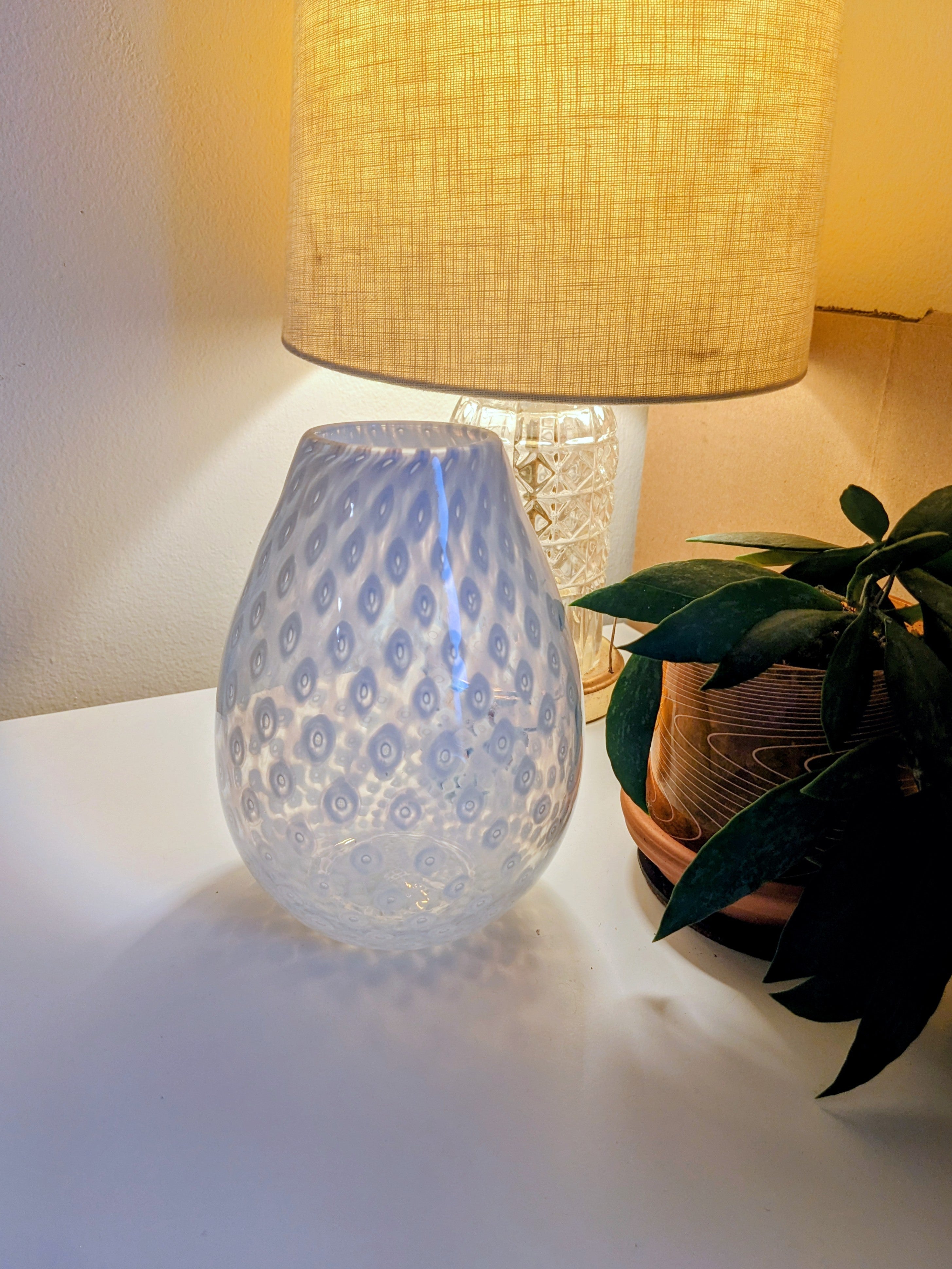White Bubble Trap Vase-zoom-2