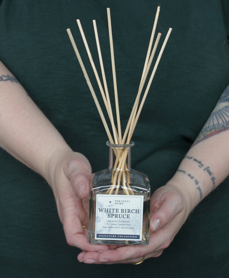 White Birch & Spruce Candle, Wax Melt, Diffuser & Room Spray-zoom-