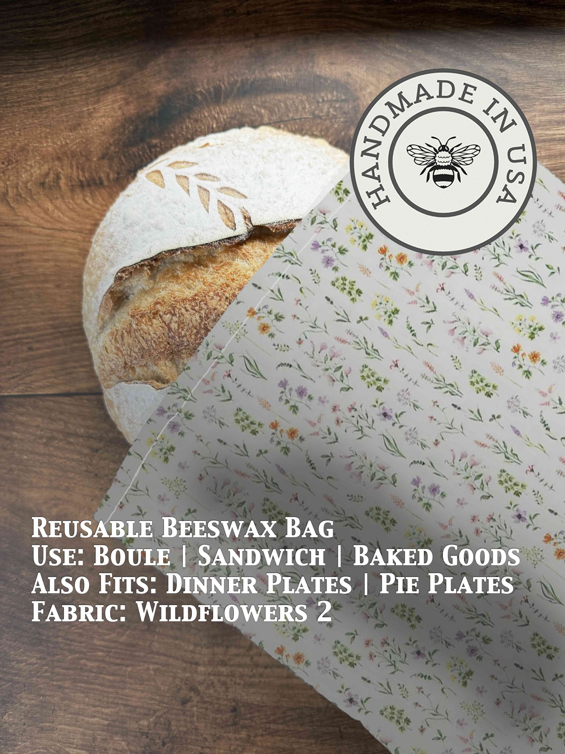 Beeswax Bread Bag | Reusable Cotton Food Storage Bag-20