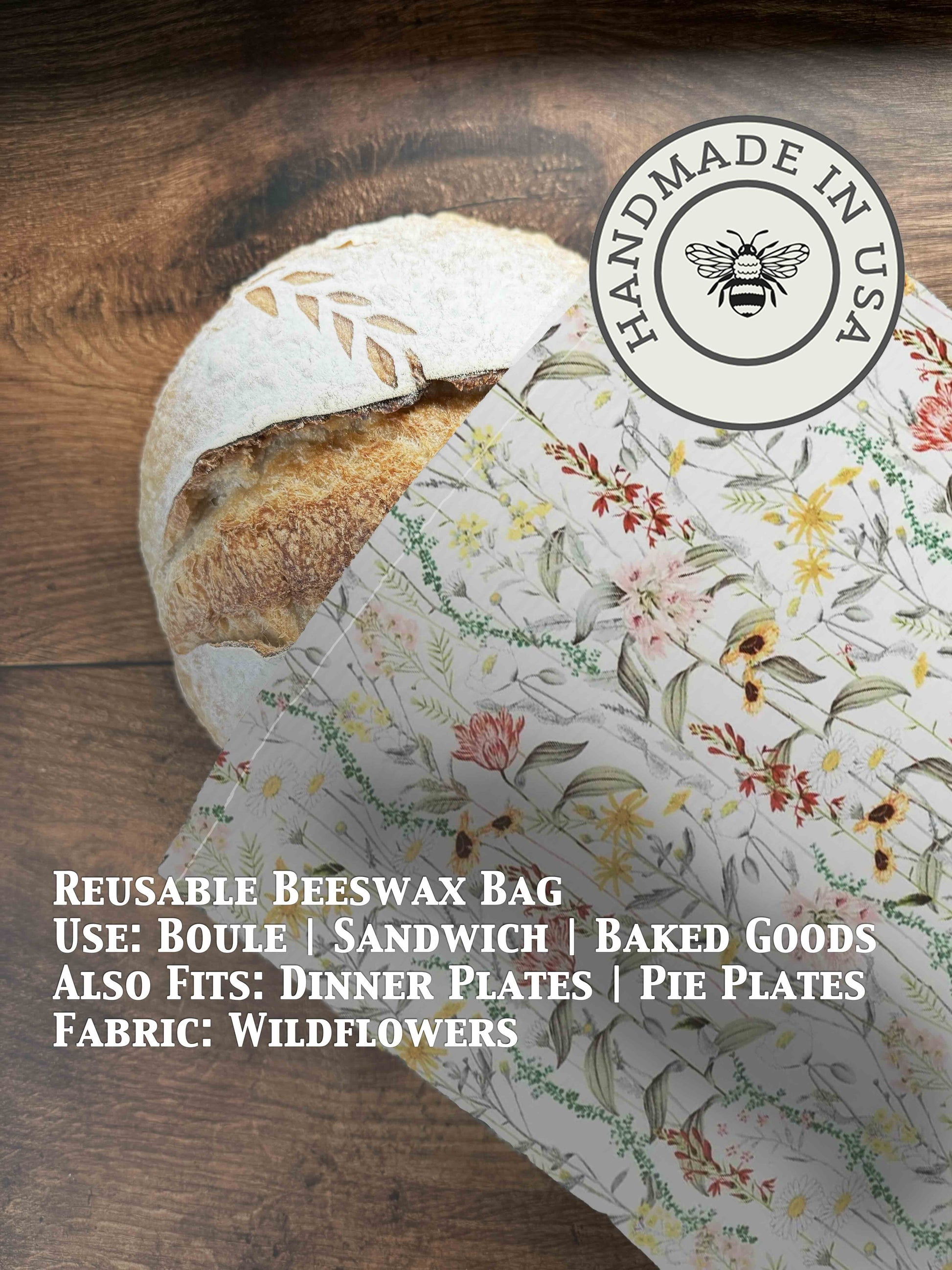 Beeswax Bread Bag | Reusable Cotton Food Storage Bag-21
