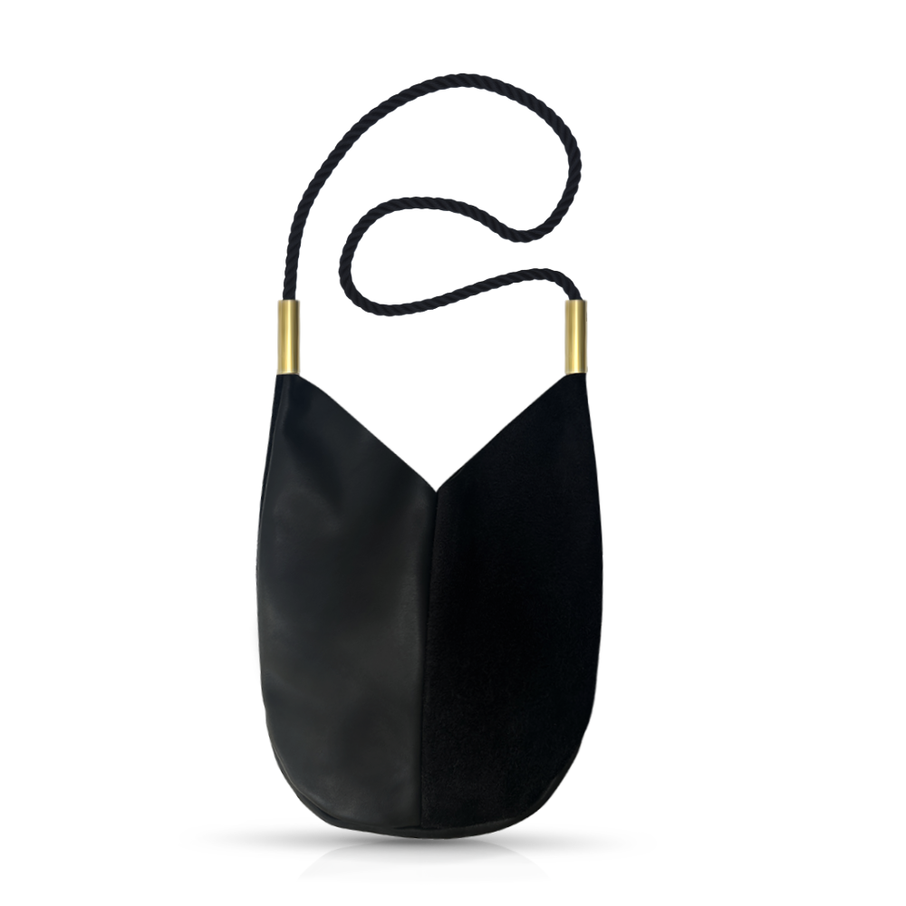 Mermaid Purse in Black Leather-zoom-18