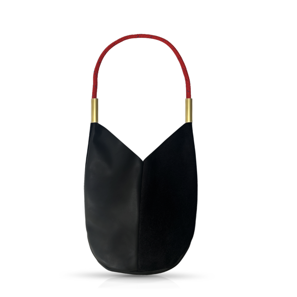 Mermaid Purse in Black Leather-zoom-34