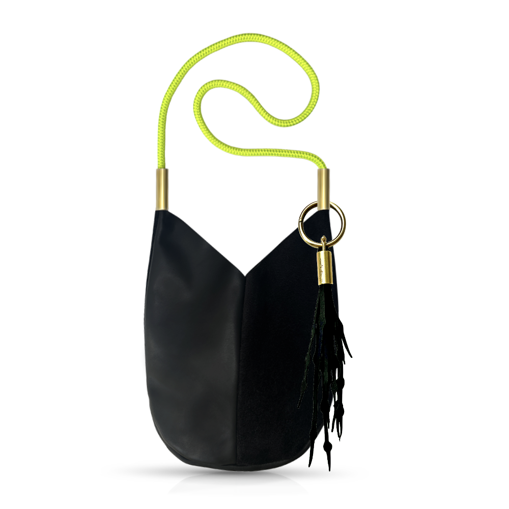 Mermaid Purse in Black Leather-zoom-33