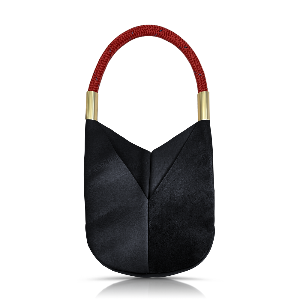 Original Wildwood Bag Large in Black Leather-zoom-7