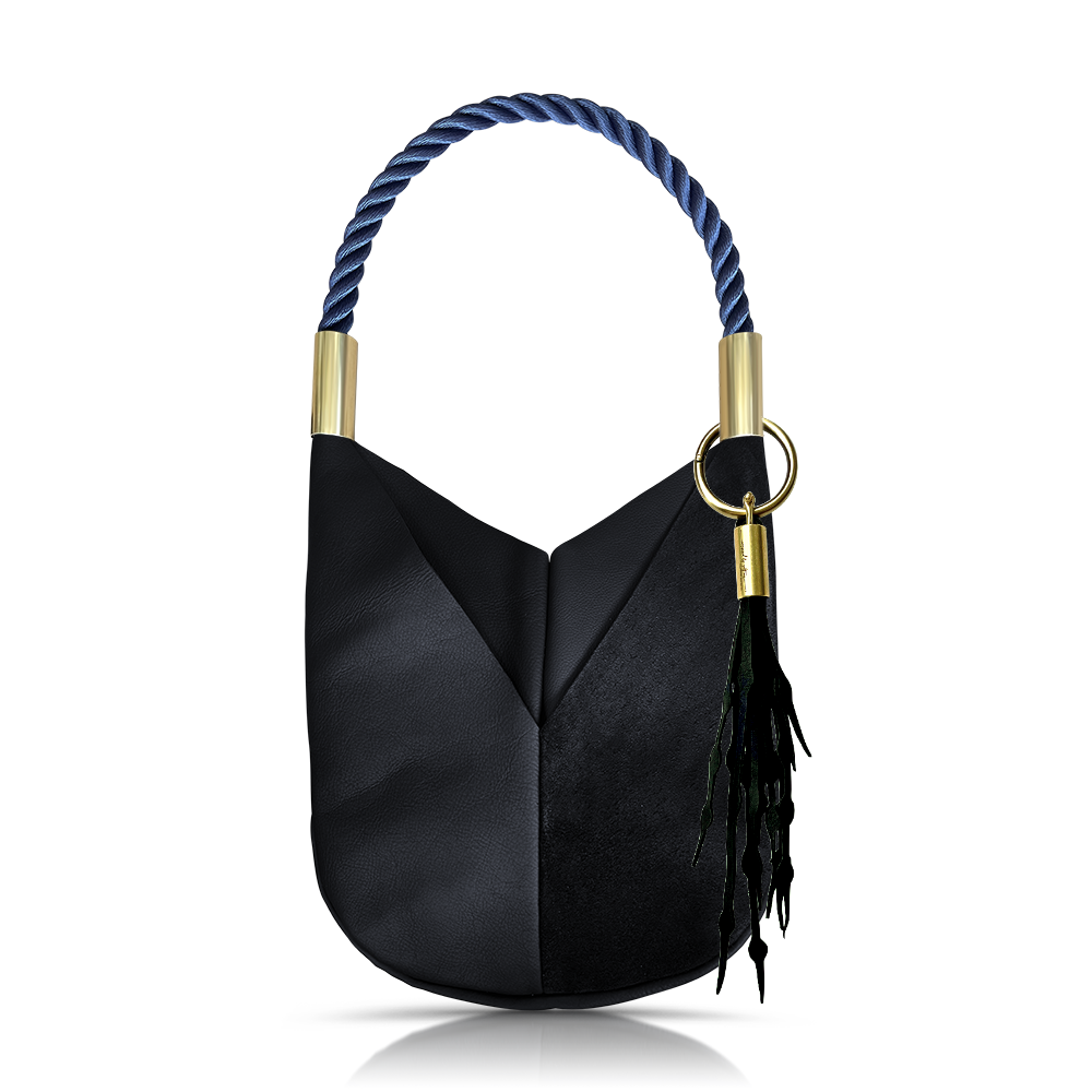 Original Wildwood Bag Large in Black Leather-zoom-18
