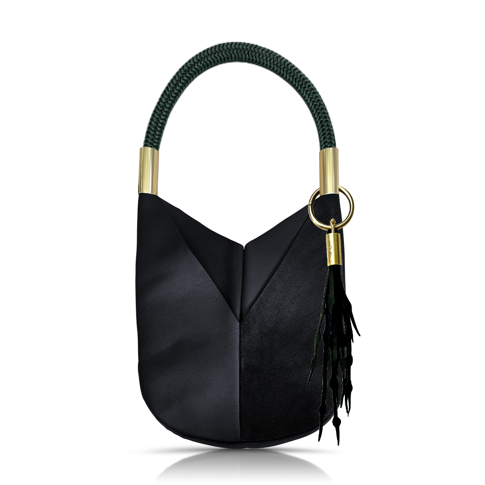 Original Wildwood Bag Large in Black Leather-21