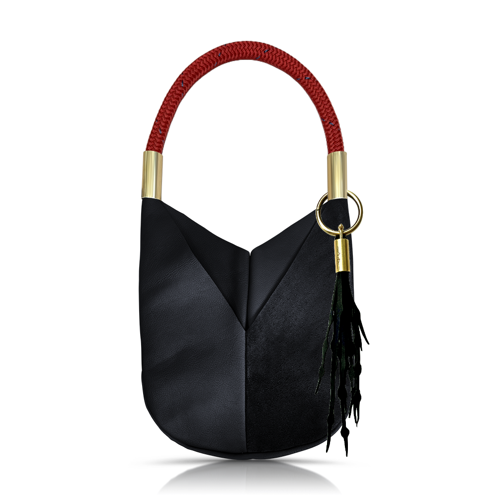 Original Wildwood Bag Large in Black Leather-zoom-20