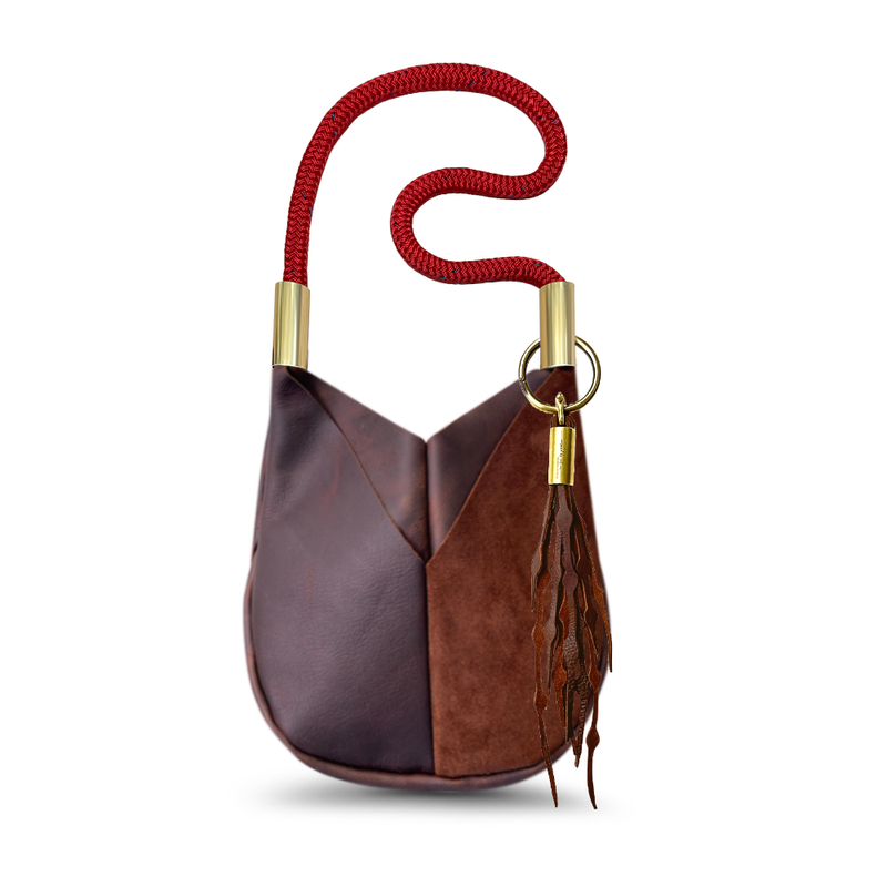 Original Wildwood Bag Small Crossbody in Brown Leather-zoom-