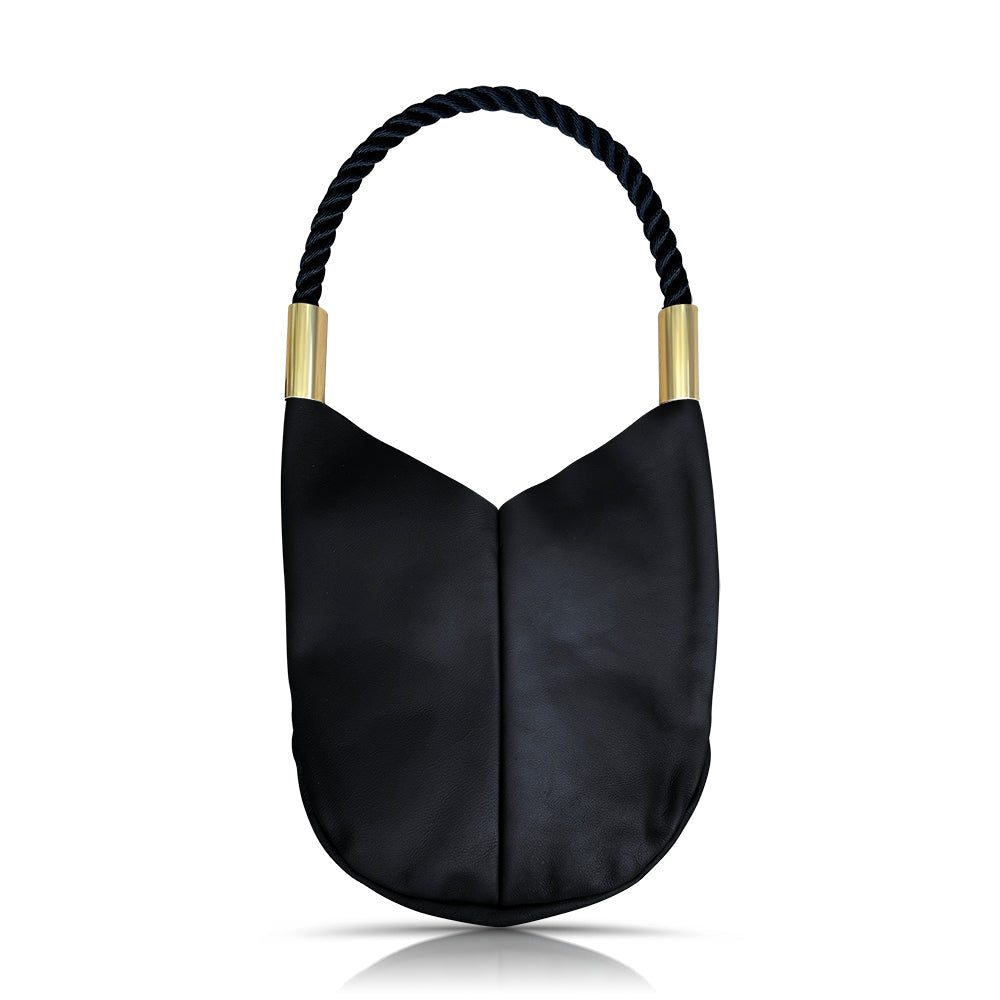 Original Wildwood Bag Large in Black Leather-zoom-14