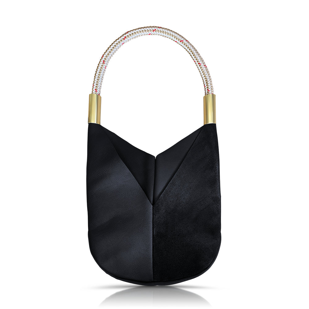 Original Wildwood Bag Large in Black Leather-4