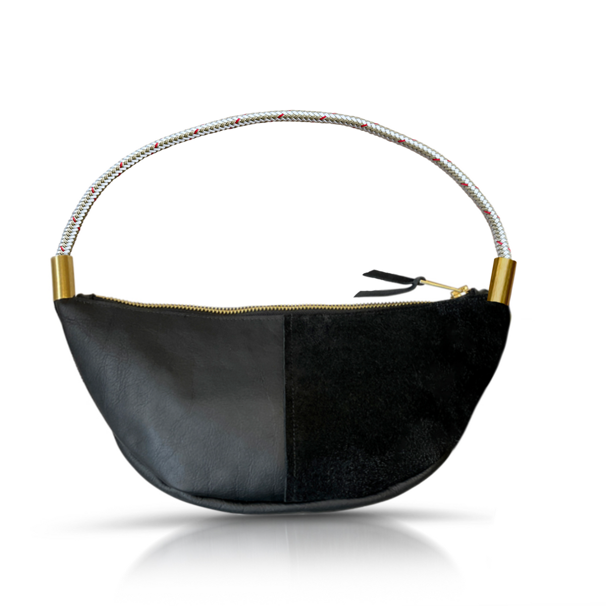 Sling Bag in Black Leather-15