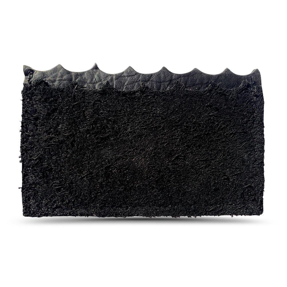Mini Wallet with Oyster Shell in Black Leather-zoom-2