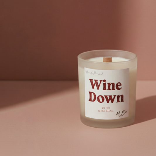 Wine Down Candle