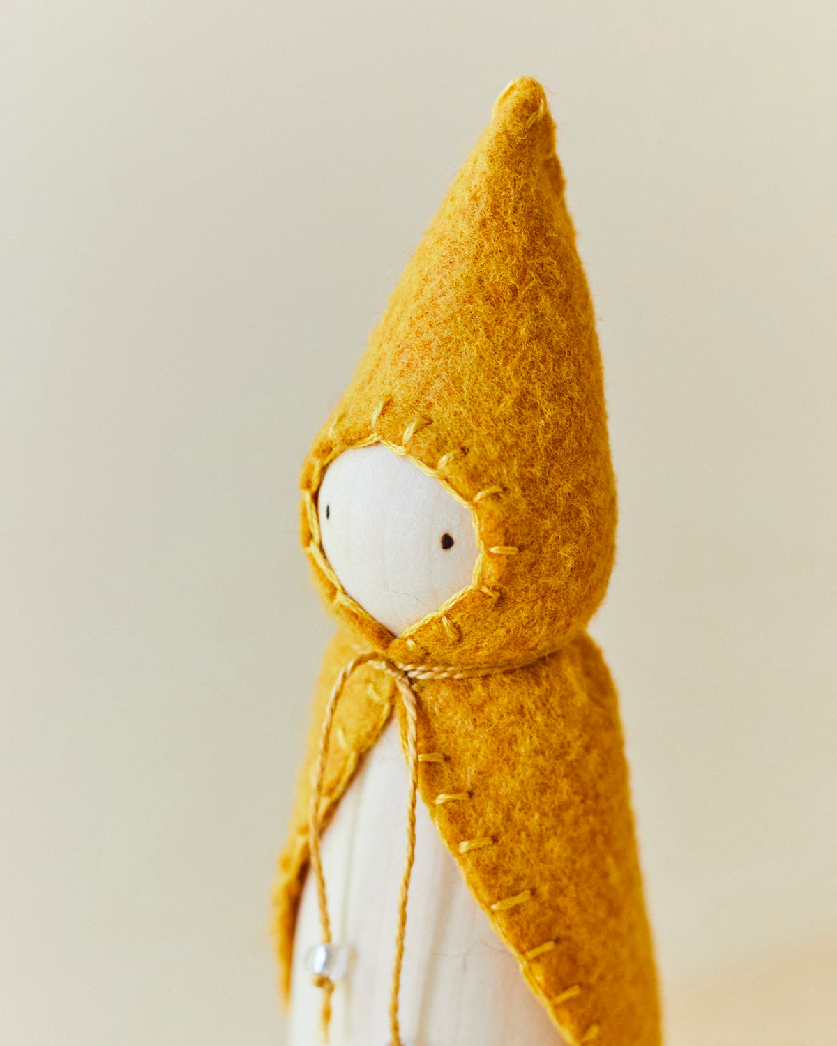 Yellow Wooden Gnome-2