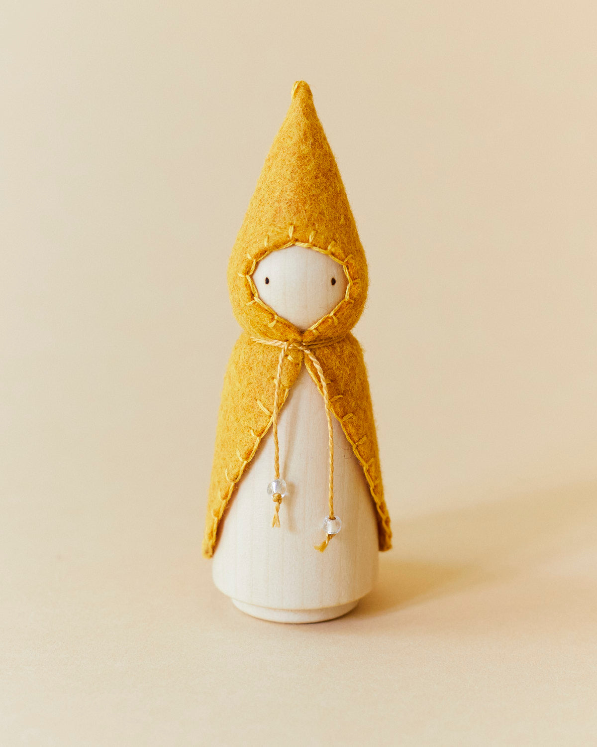 Yellow Wooden Gnome-1