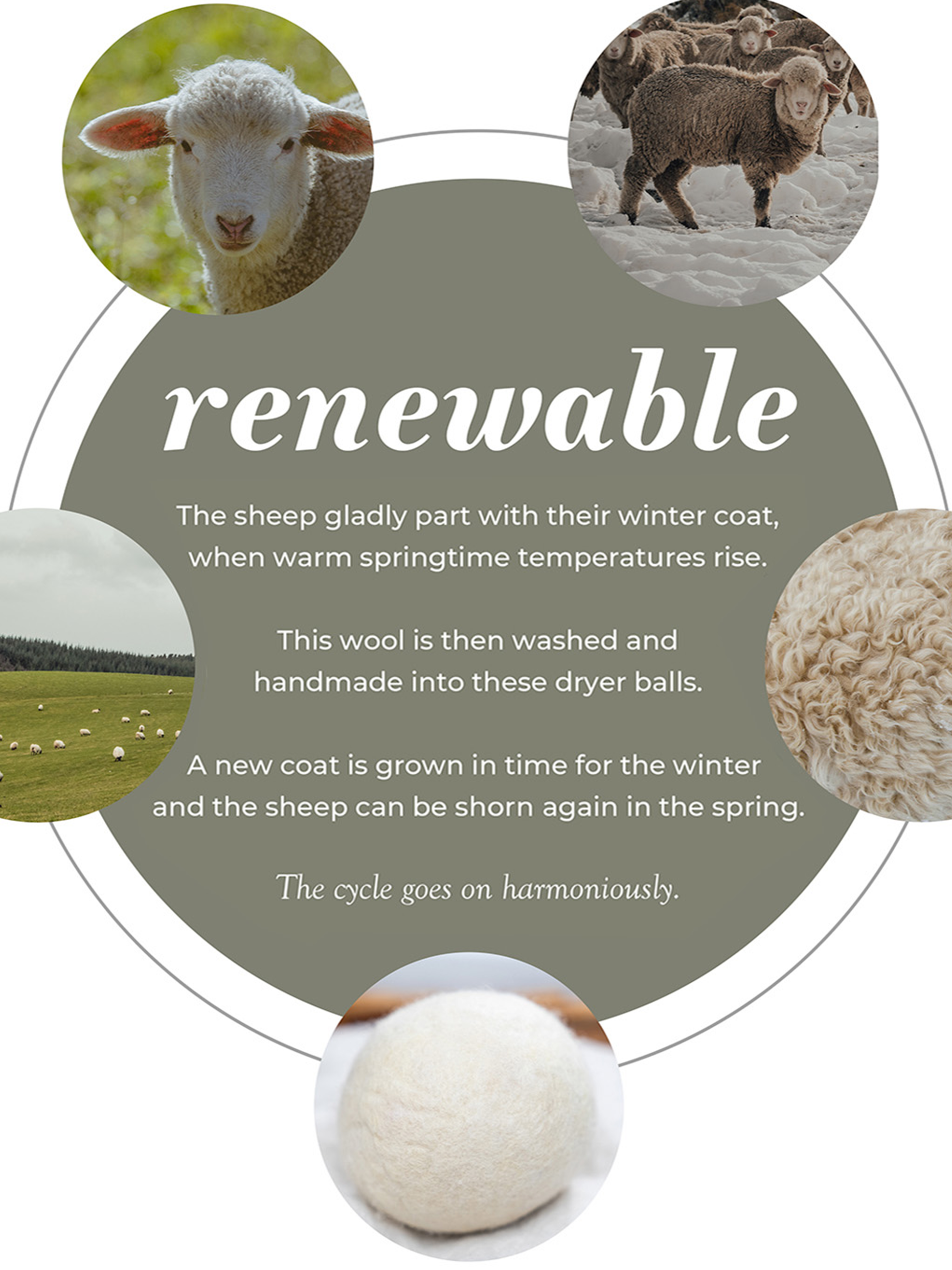 Jumbo Wool Dryer Balls Pack of Three-9