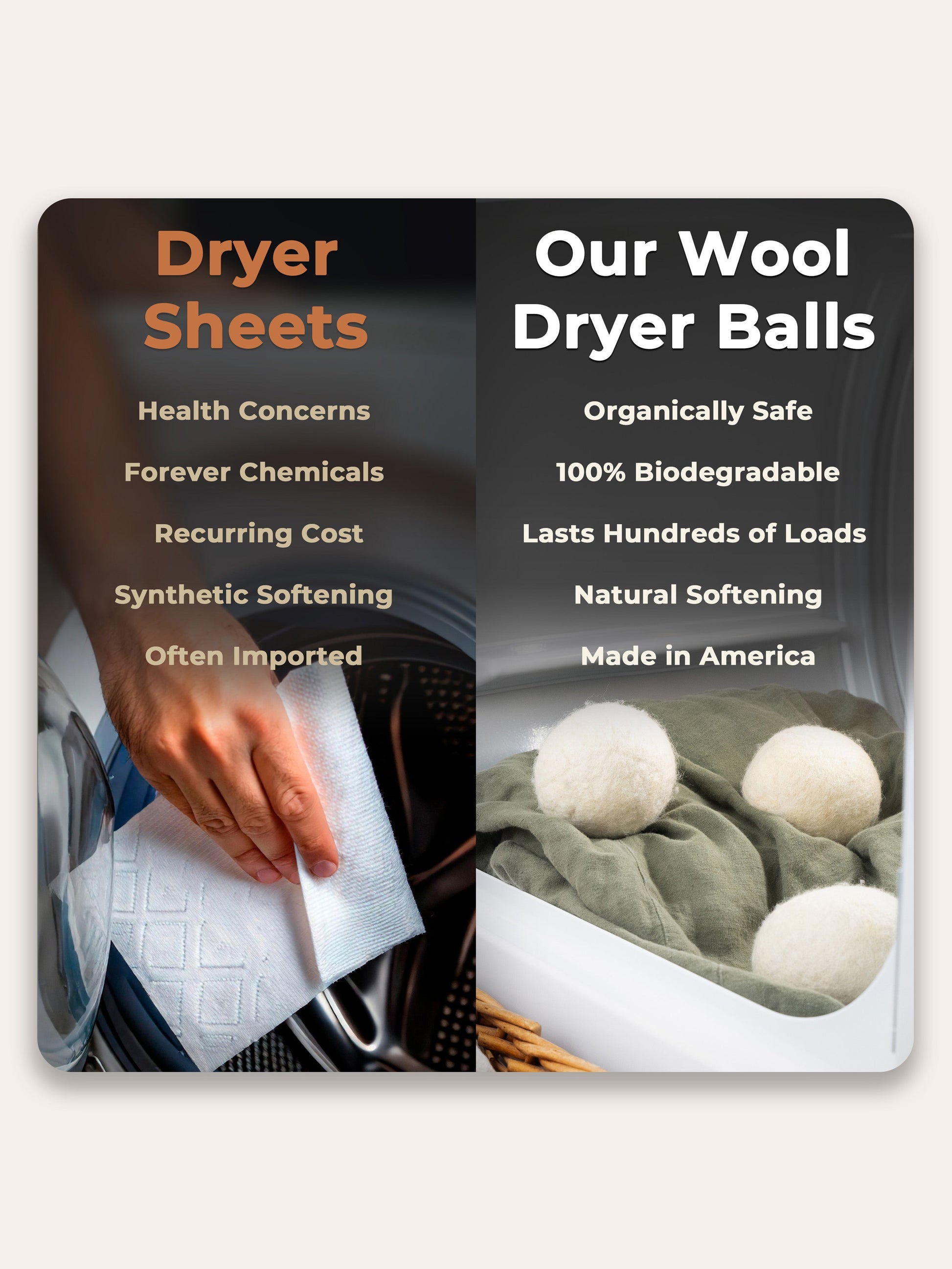 Jumbo Wool Dryer Balls Pack of Three-3