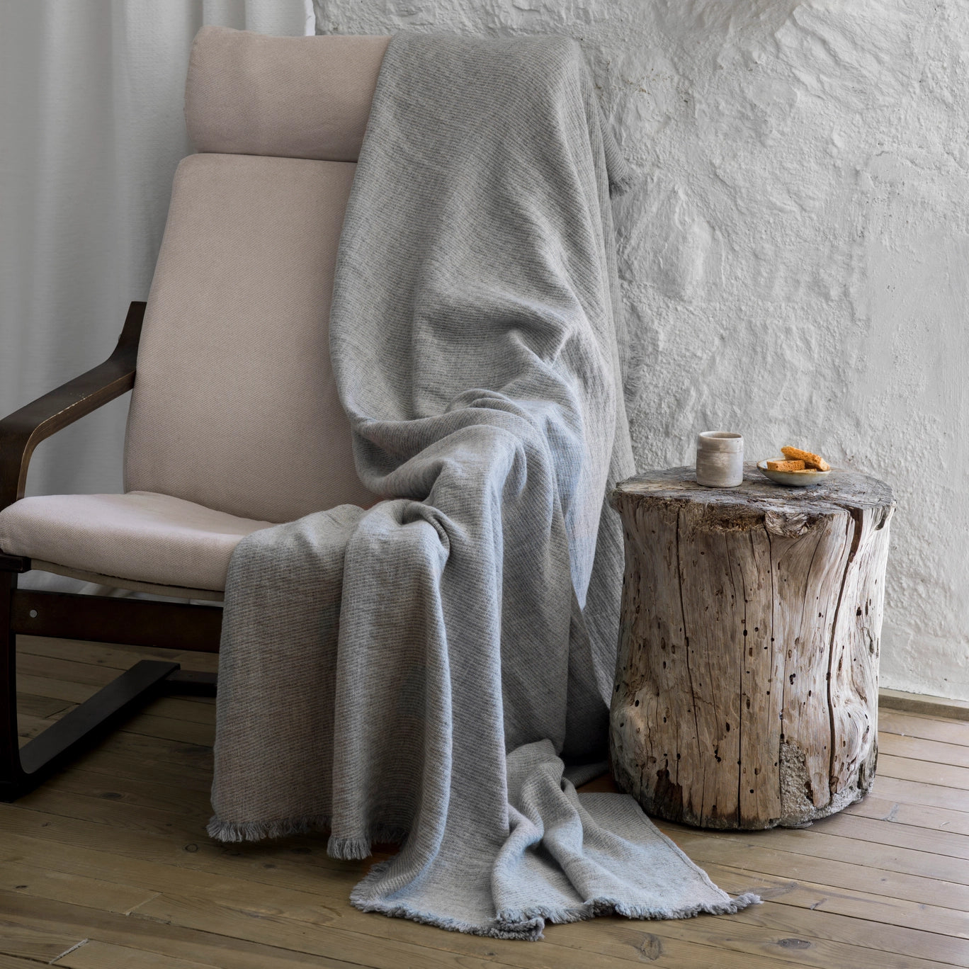 Turkish Wool Blended Throw-zoom-1