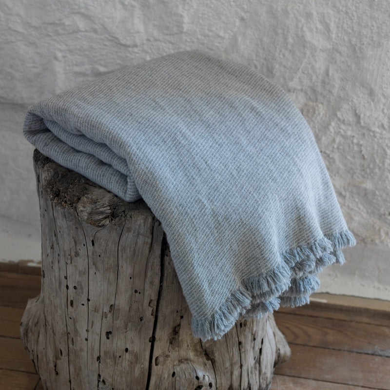 Turkish Wool Blended Throw-zoom-