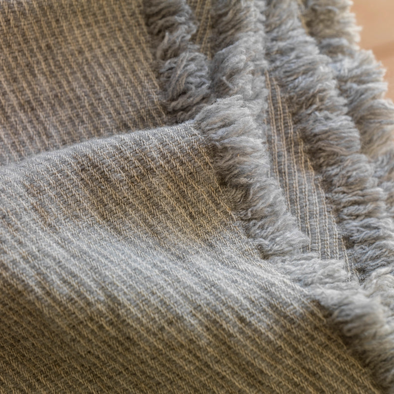Turkish Wool Blended Throw-zoom-