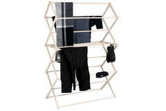Flat Top Drying Rack | Solid Maple Folding Laundry Rack (Multiple Sizes) - Aware House