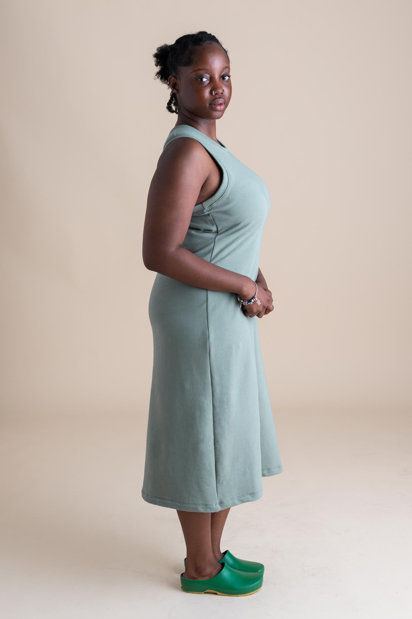 Serena Dress | Pistachio-zoom-3