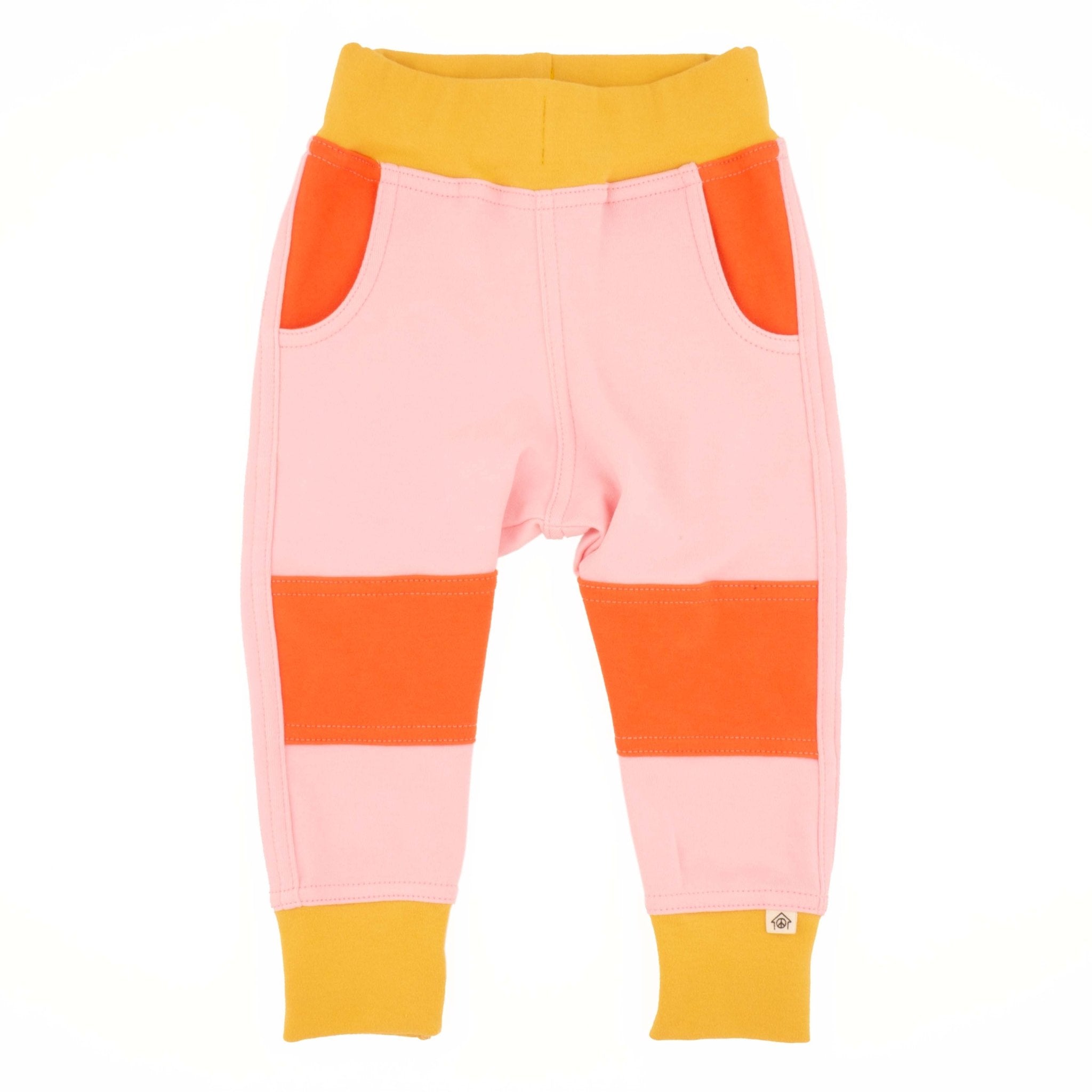 Big Kid Colorblock Joggers | Organic Cotton Colorblock Joggers - Aware House