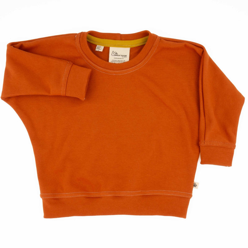 Baby Simple Sweatshirt | Organic Cotton Everyday Sweatshirt-zoom-