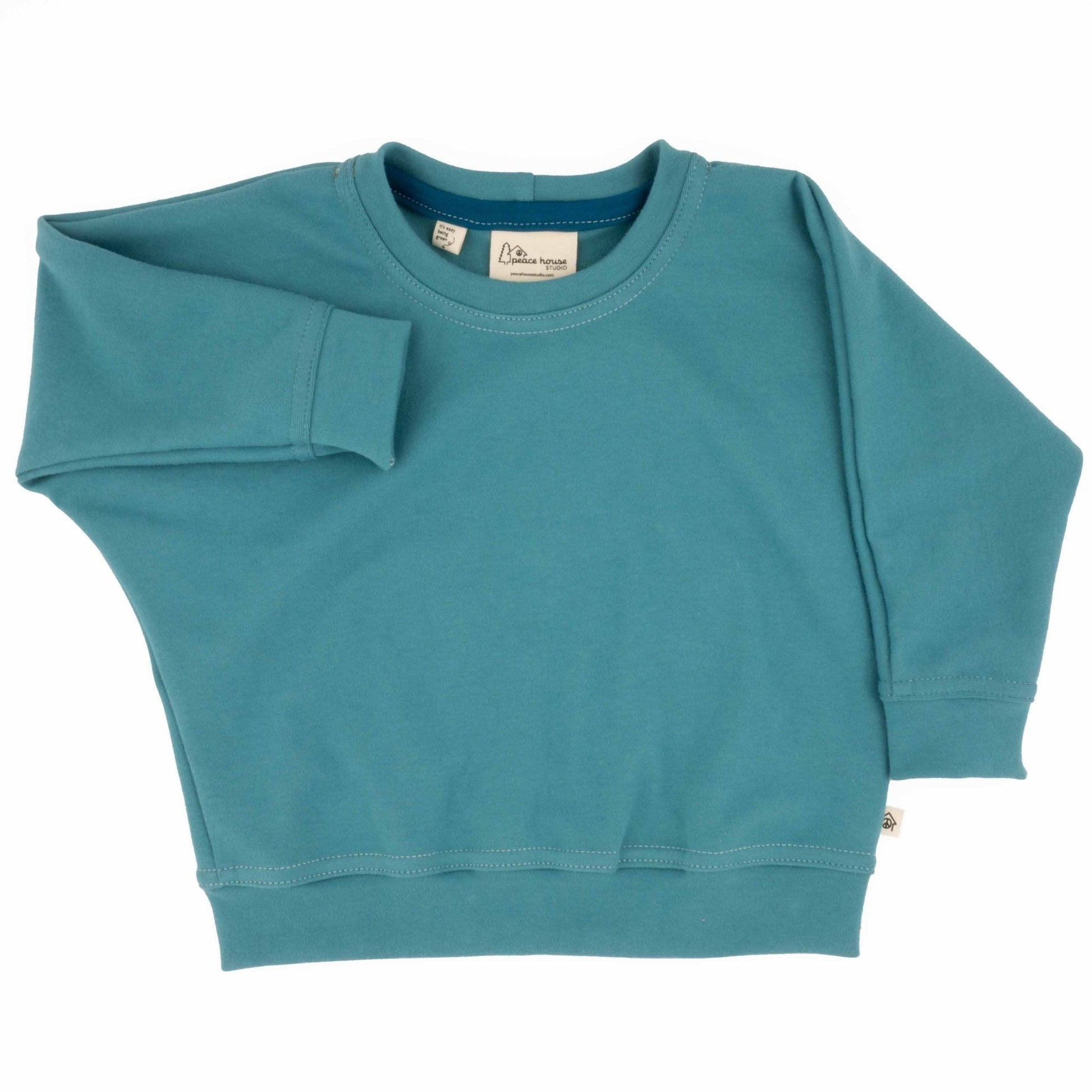 Baby Simple Sweatshirt | Organic Cotton Everyday Sweatshirt - Aware House
