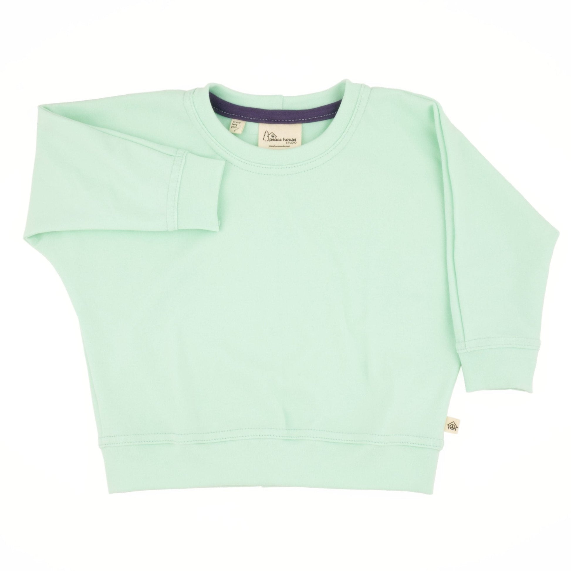 Big Kid Simple Sweatshirt | Organic Cotton Everyday Sweatshirt - Aware House