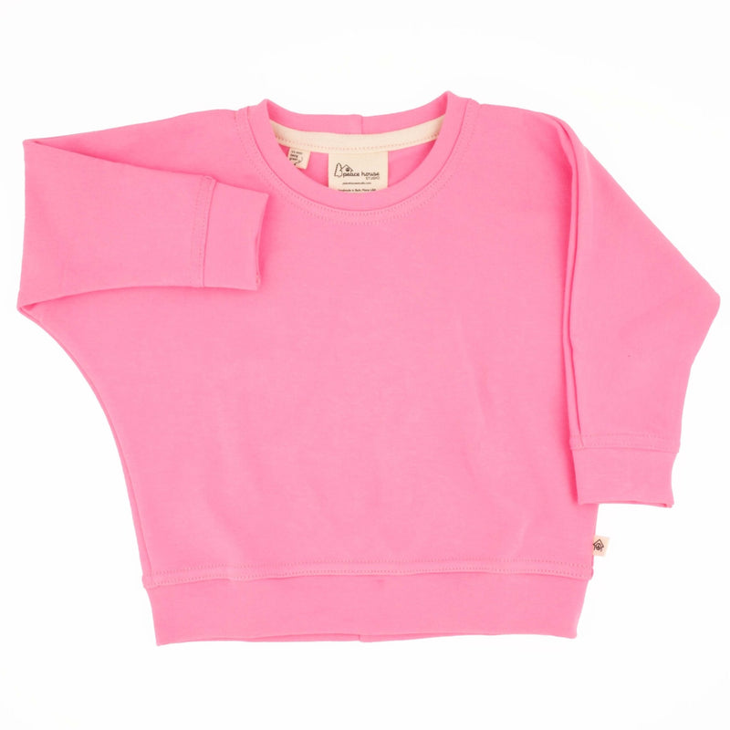 Baby Simple Sweatshirt | Organic Cotton Everyday Sweatshirt-zoom-