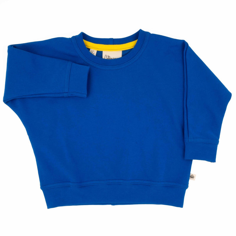 Toddler Simple Sweatshirt | Soft Organic Cotton Everyday Sweatshirt-zoom-