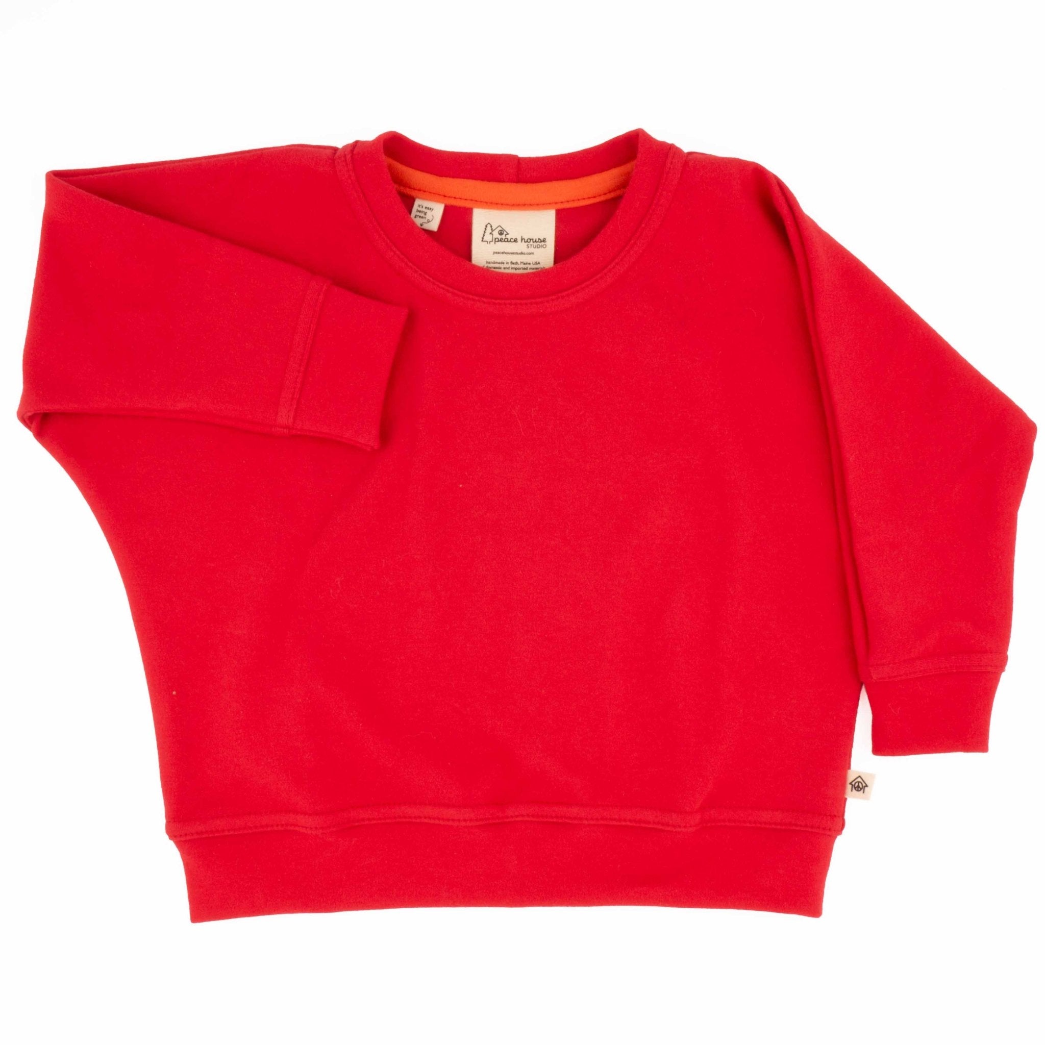 Toddler Simple Sweatshirt | Soft Organic Cotton Everyday Sweatshirt - Aware House