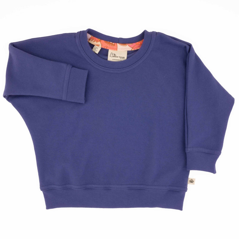 Baby Simple Sweatshirt | Organic Cotton Everyday Sweatshirt-zoom-