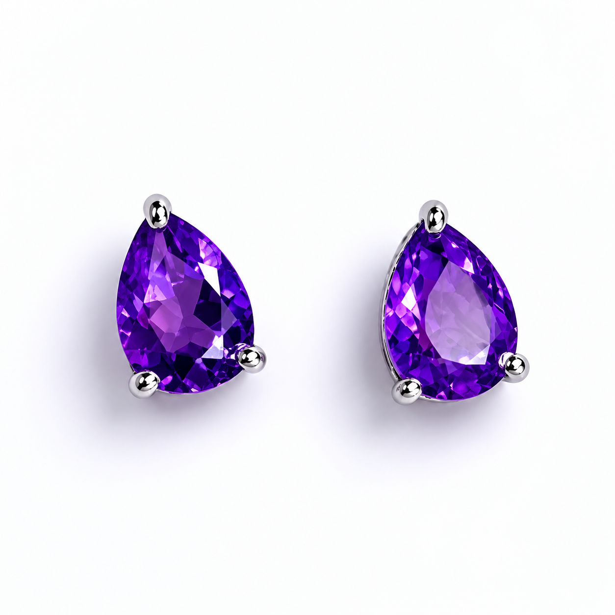 Teardrop Stud Earrings-zoom-7