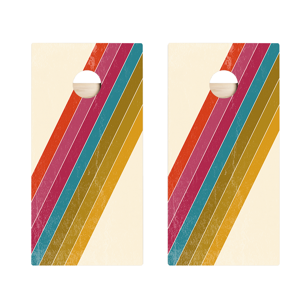 Angled Center Stripes Star Cornhole Boards-zoom-5
