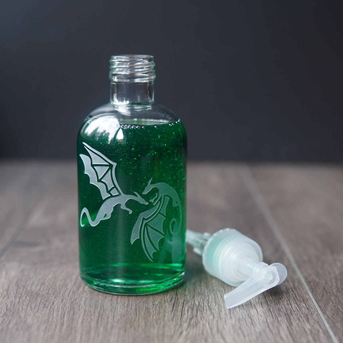 Dragons Soap Dispenser | Recycled Glass Pump Bottle-zoom-4