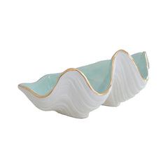 Clam Shell Bowl with 22K Gold Accent - Aware House