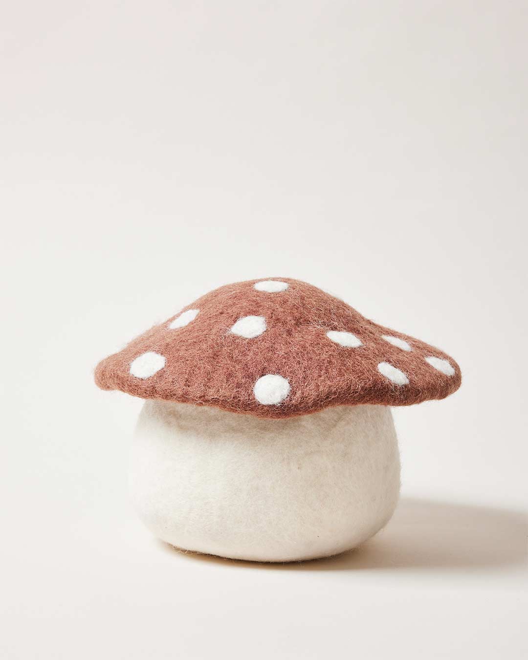 Artisan Felted Mushroom Doorstop-zoom-1