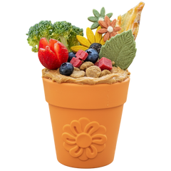 Large Flower Pot eCup Dog Treat Dispenser - Aware House