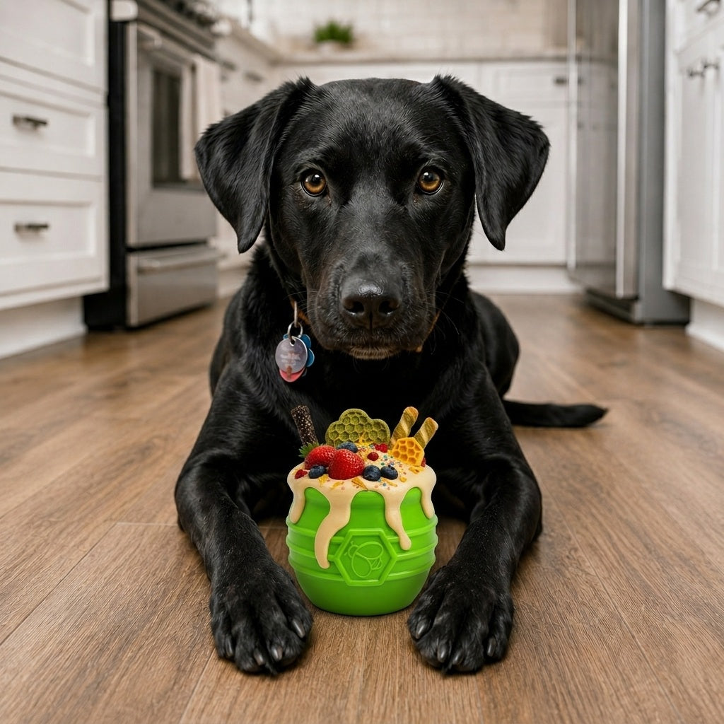 Honey Pot Dog eCup Treat Dispenser-13