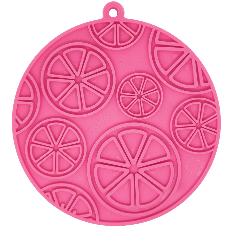 Citrus Design Lick Mat for Dogs and Cats-zoom-1