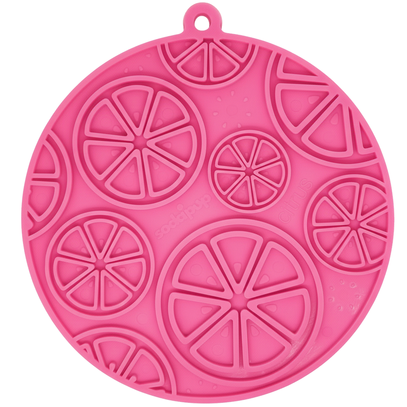Citrus Design Lick Mat for Dogs and Cats-zoom-