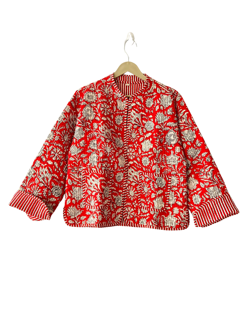 The Charlotte Jacket in Scarlett-zoom-