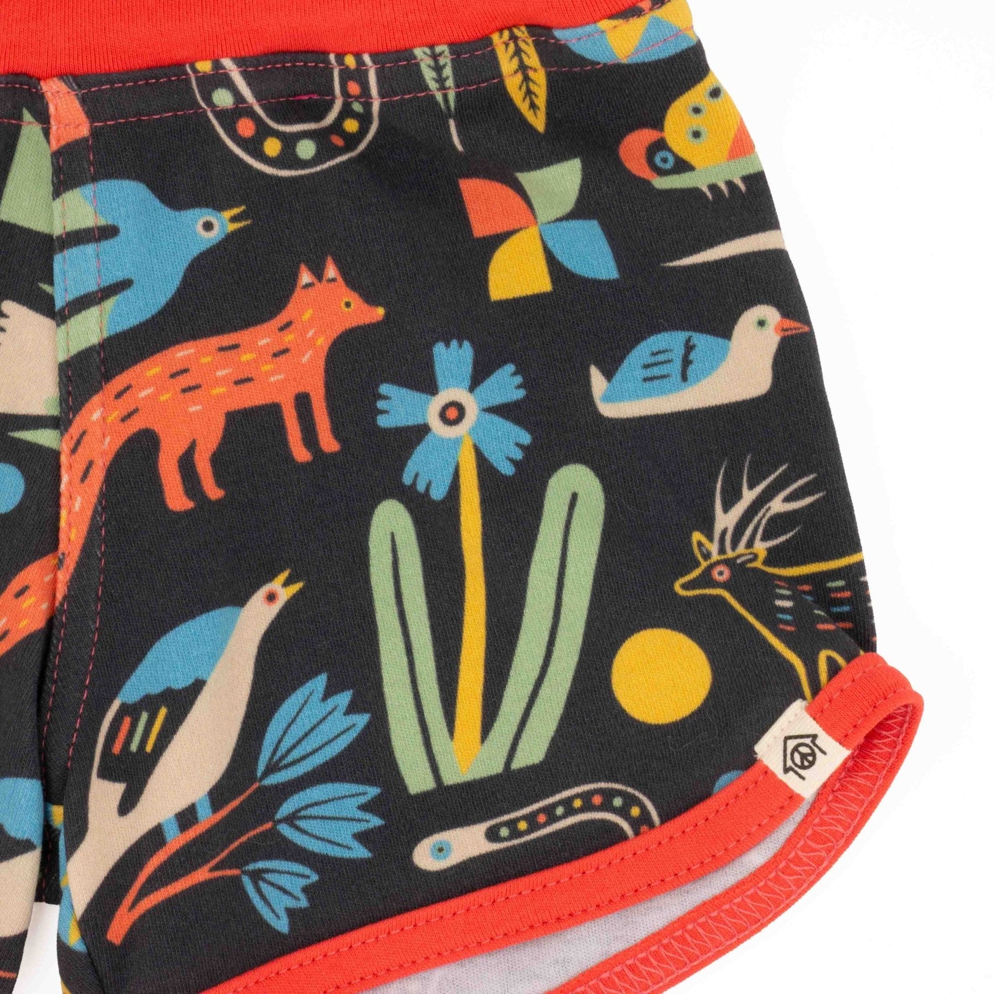 Toddler Print Shorts | Soft Organic Cotton Shorts with Artist Prints - Aware House