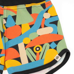 Toddler Print Shorts | Soft Organic Cotton Shorts with Artist Prints - Aware House