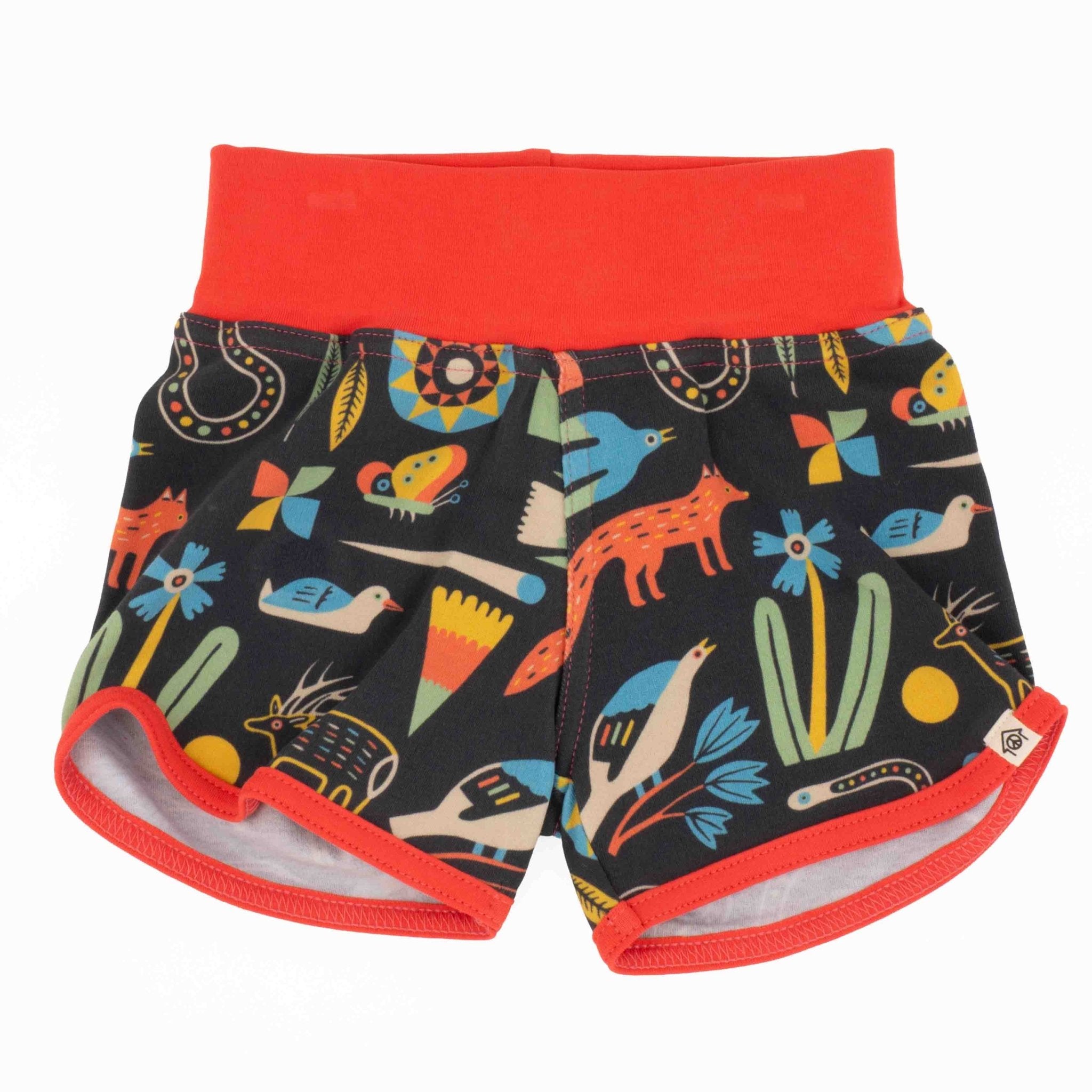 Toddler Print Shorts | Soft Organic Cotton Shorts with Artist Prints - Aware House