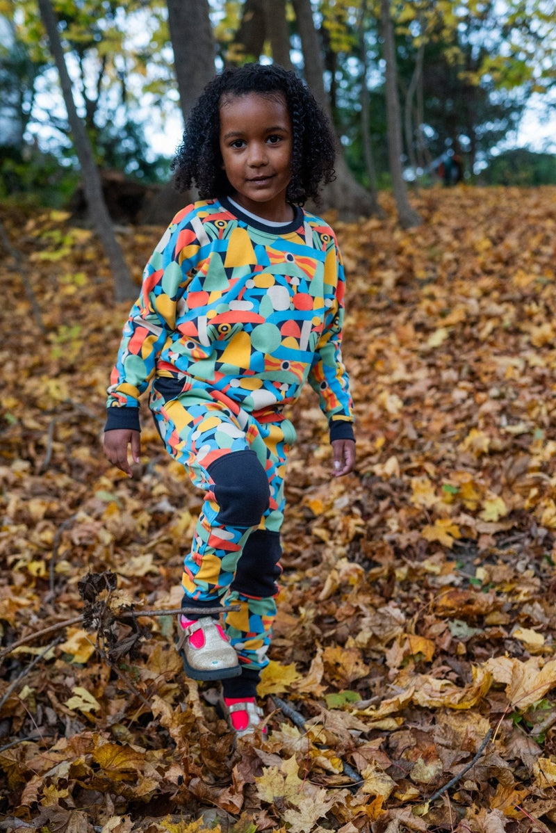 Baby Print Sweatshirt | Organic Cotton Nature-Inspired Sweatshirt-zoom-