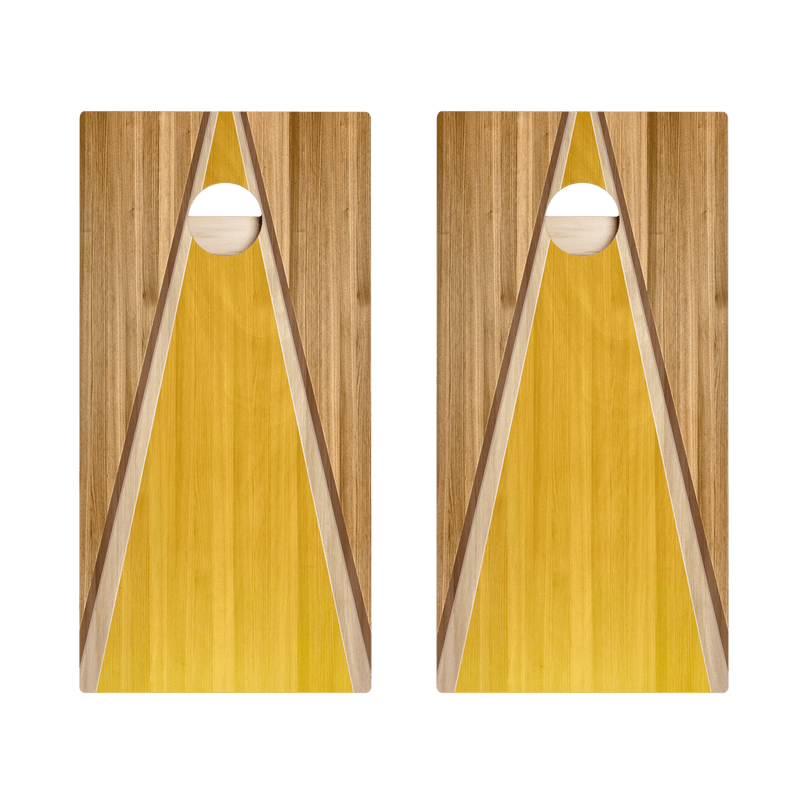 Bamboo Classic Triangle Star Cornhole Boards-zoom-